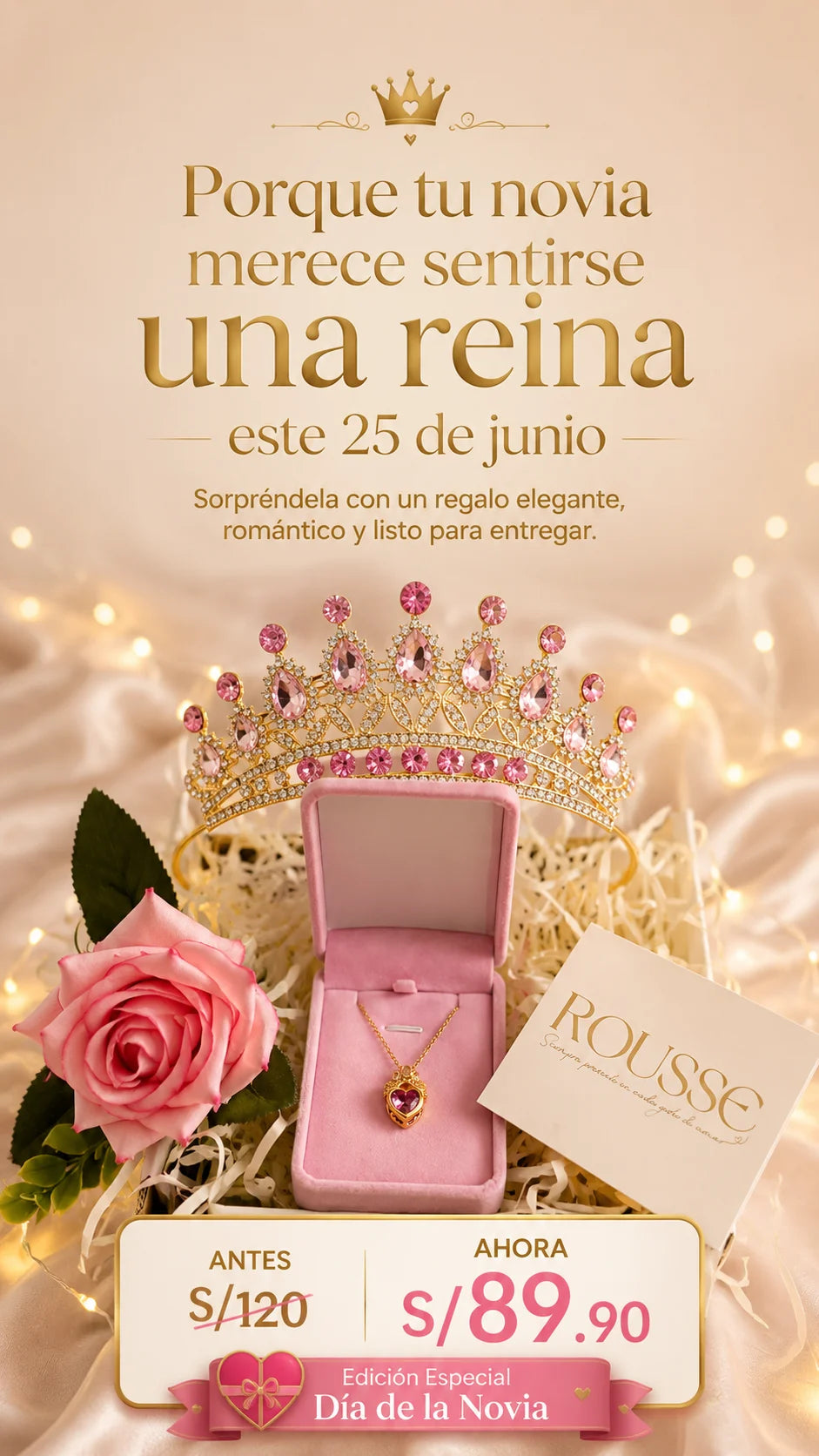 BOX CORONA + COLLAR PRINCESA